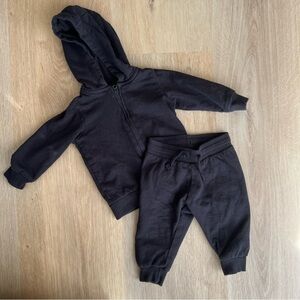 H&M Infant Zip Hoodie and Jogger Set